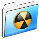 Burnable Folder Stripe Icon